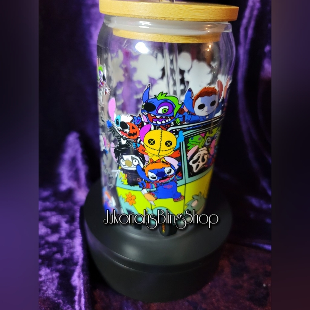 Trick R Treat Horror Friends Stitch Halloween Cup
